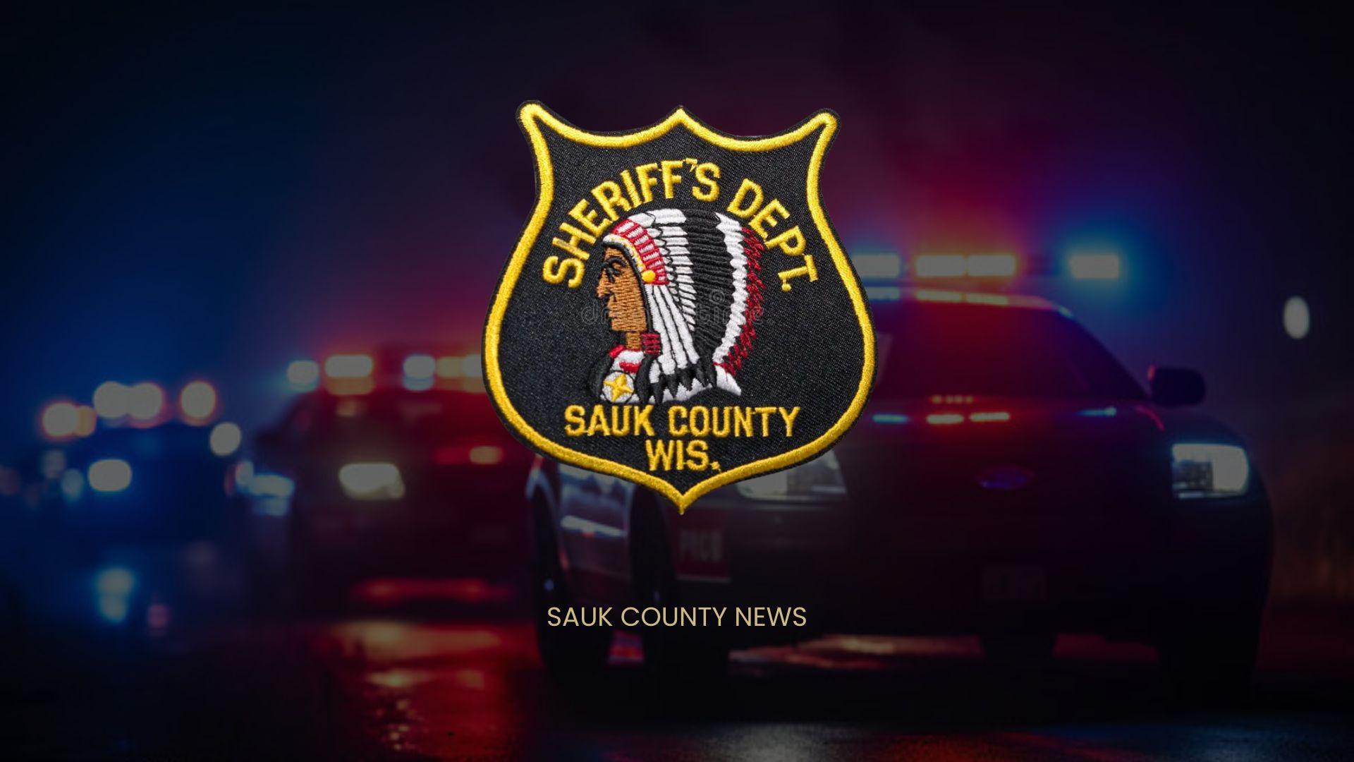 One vehicle crash in Sauk County leads to arrest