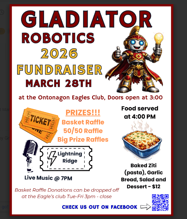 Gladiator Robotics 2026 Fundraiser