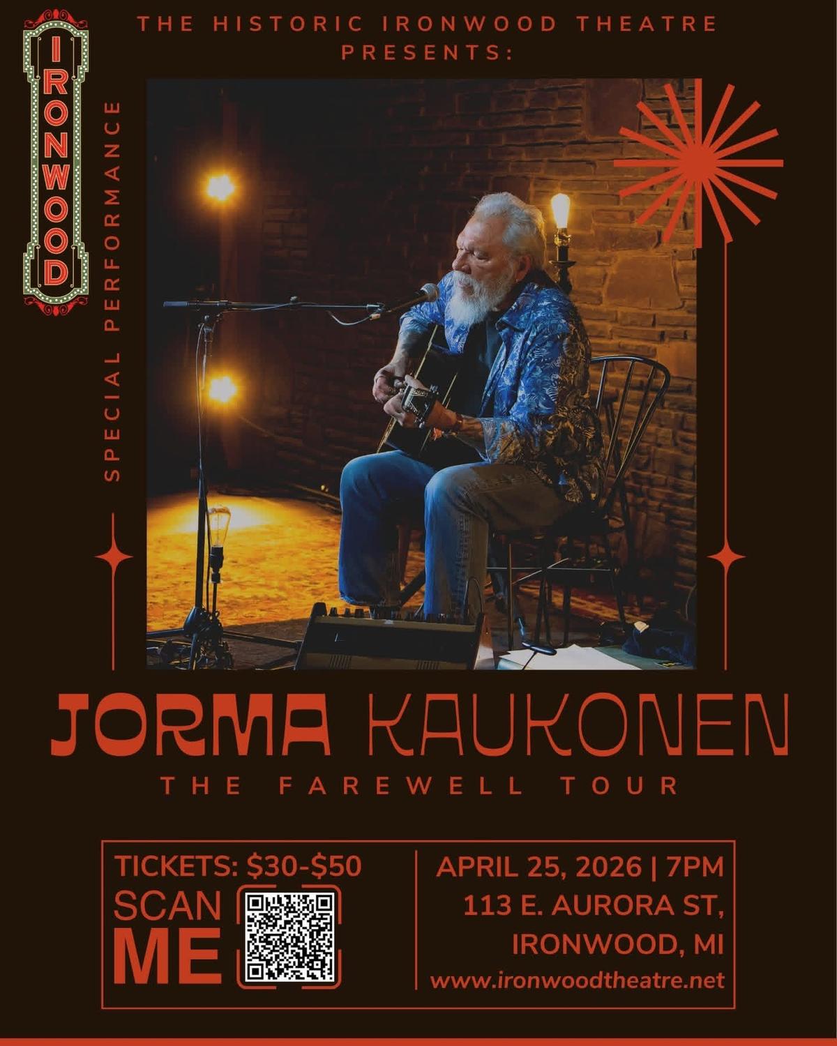 Jorma Kaukonen The Farewell Tour